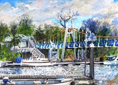 Teddington Lock, 2001 alkotó: Vincent Alexander Booth