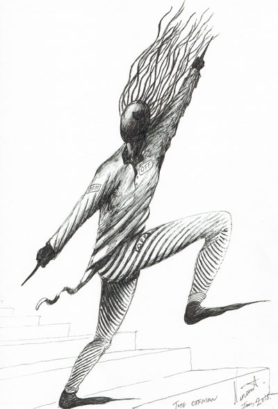 Az OFF Man, 2018 alkotó: Vincent Alexander Booth
