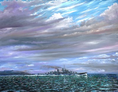 USS Juneau Guadalcanal 1942, 2019 alkotó: Vincent Alexander Booth