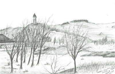 Wallace emlékmű; 2007; (tinta papíron) alkotó: Vincent Alexander Booth