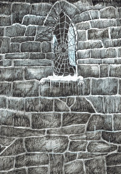 11. oldal, The Castle in the Forest of Findhorn, 2006, (tinta, papír) alkotó: Vincent Alexander Booth