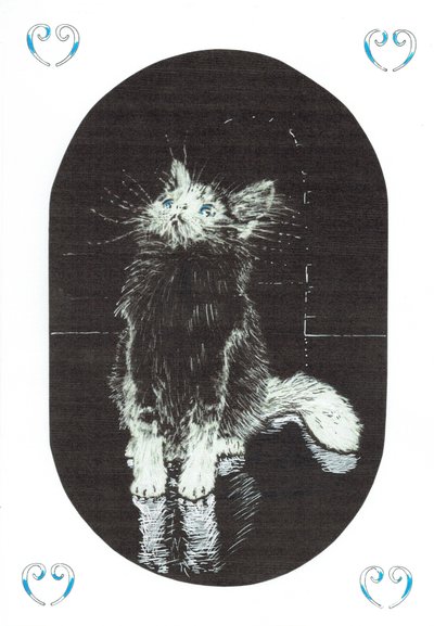 1. oldal, A kastély Findhorn erdőjében, 2006, (tinta papíron) alkotó: Vincent Alexander Booth