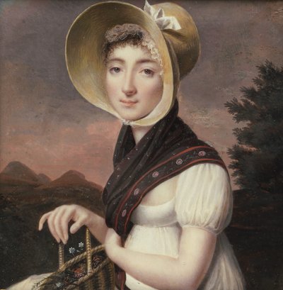 Női portré, kb. 1810. alkotó: Vincent Bertrand