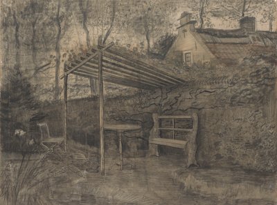 Egy kert sarka. alkotó: Vincent van Gogh