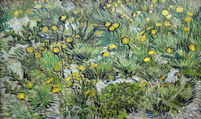 Pitypang, pitypang, 1889. alkotó: Vincent van Gogh