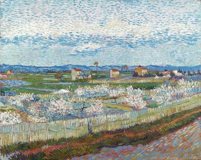 Őszibarackfák virágzásban, 1889. alkotó: Vincent van Gogh