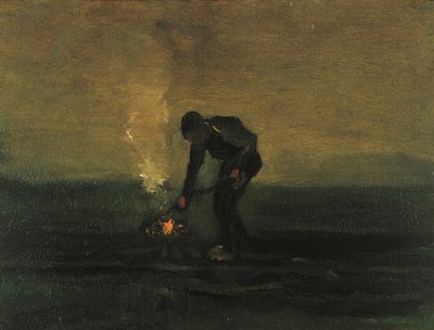Parasztégető gaz, 1883. alkotó: Vincent van Gogh