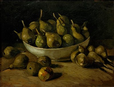 Csendélet földtállal és körtével, 1885. alkotó: Vincent van Gogh