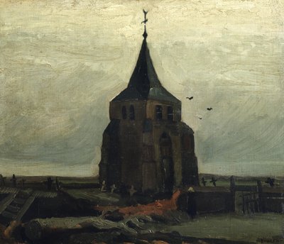 A régi torony, 1884. alkotó: Vincent van Gogh