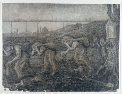 A teherviselők, 1881. alkotó: Vincent van Gogh