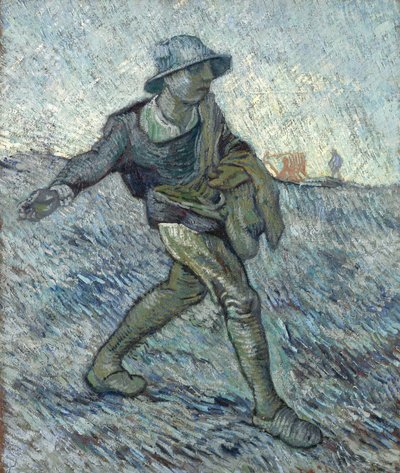 A magvető köles után, 1890. alkotó: Vincent van Gogh