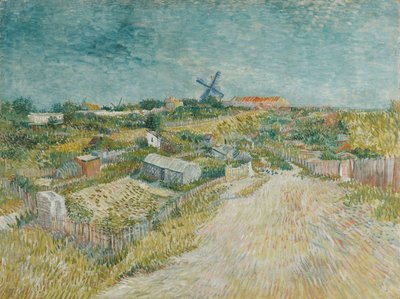 Veteményes kertek Montmartre-ban, 1887. alkotó: Vincent van Gogh