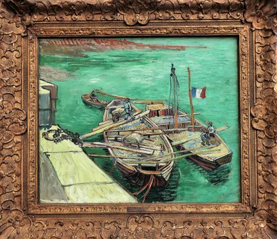 1888 van Gogh Rhonebarken alkotó: Vincent van Gogh