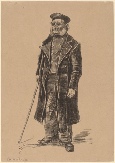 Almshouse lakói, állva alkotó: Vincent van Gogh