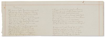 Autográf kézirat, bibliai szövegek holland nyelvű átiratai alkotó: Vincent van Gogh