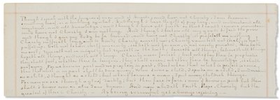 Autográf kézirat, bibliai szövegek angol nyelvű átiratai alkotó: Vincent van Gogh