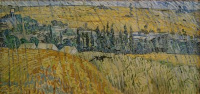 Auvers az esőben alkotó: Vincent van Gogh