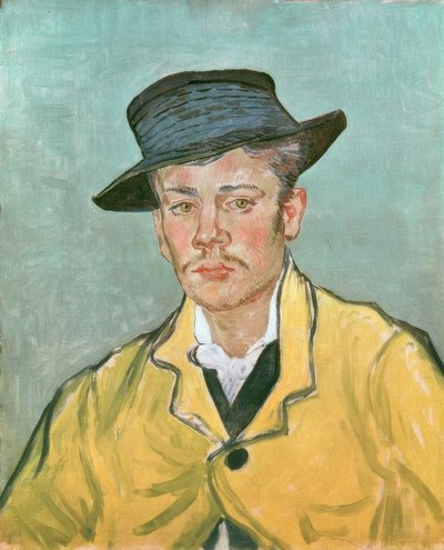 Egy fiatalember portréja (Armand Roulin 17 évesen) alkotó: Vincent van Gogh