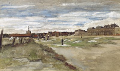 "Blanchisserie à Scheveningen" Scheveningeni fehérítőműhely (előlap); "Femme de Scheveningen" Scheveningeni nő (hátlap). alkotó: Vincent van Gogh