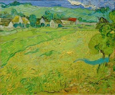 Kilátás a Les Vessenots-ra Auvers közelében alkotó: Vincent van Gogh