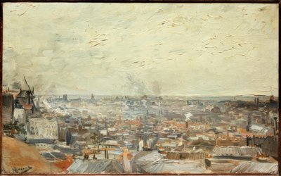 Kilátás Párizsra a Montmartre felől alkotó: Vincent van Gogh