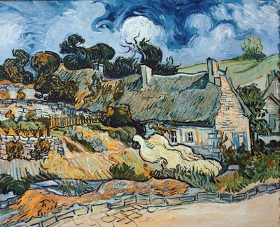 Chaumes de Cordeville-től Auvers-Sur-Oise-ig (olaj, vászon alkotó: Vincent van Gogh
