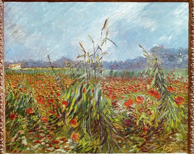 Kukoricamezők és pipacsok (olaj, vászon) alkotó: Vincent van Gogh
