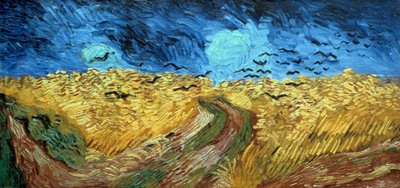 "Crows Over Wheatfield", 1890 alkotó: Vincent van Gogh