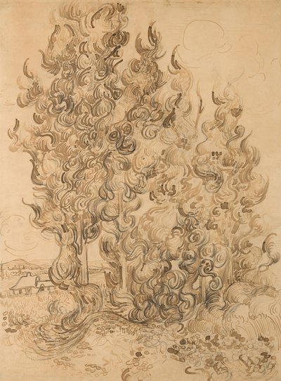 Ciprusok alkotó: Vincent van Gogh