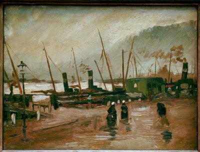 A Ruijterkade Amszterdamban alkotó: Vincent van Gogh