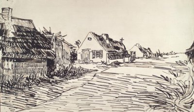Dorfstraße alkotó: Vincent van Gogh