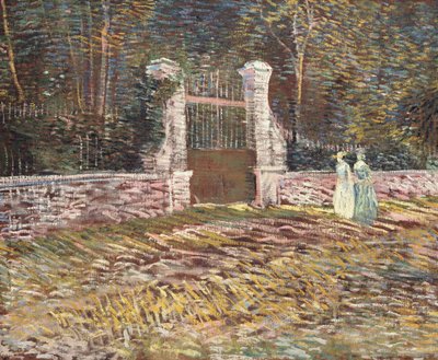 Az Asnieres-i Voyer-d"Argenson Park bejárata, 1887 alkotó: Vincent van Gogh