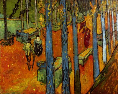 Lehulló levelek (Les Alyscamps) alkotó: Vincent van Gogh