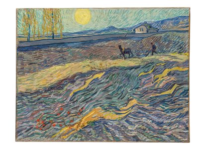 Gazda a mezőn, 1889 alkotó: Vincent van Gogh