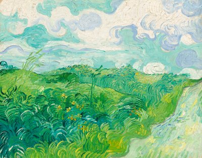 Green Wheat Fields, Auvers alkotó: Vincent van Gogh