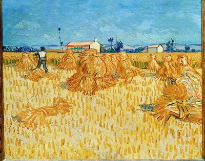 Szüret Provence-ban 1888 június (olaj, vászon) alkotó: Vincent van Gogh