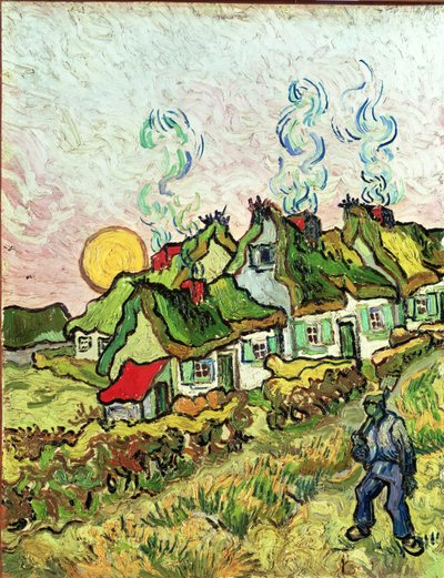 Ház és ábra alkotó: Vincent van Gogh