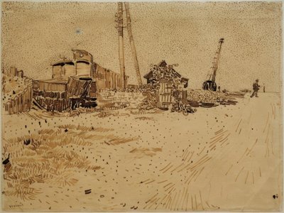 Vasúti raktárterület alkotó: Vincent van Gogh