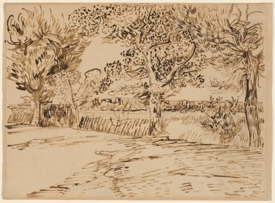 Táj Arles-ban alkotó: Vincent van Gogh