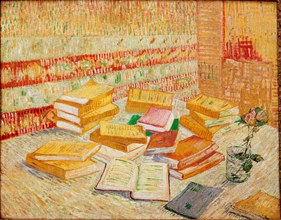 A sárga könyvek vagy párizsi románcok Vincent Van Gogh (1853-1890) festménye 1887 Méret: 73x93 cm Baden-Baden, magángyűjtemény alkotó: Vincent van Gogh
