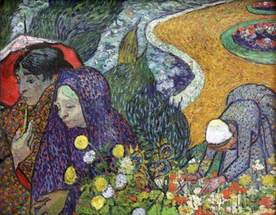 „Az Etten Ladies of Arles kertjének emléke”, 1888 alkotó: Vincent van Gogh