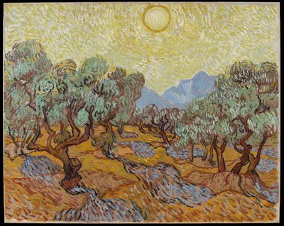 Olajfák alkotó: Vincent van Gogh