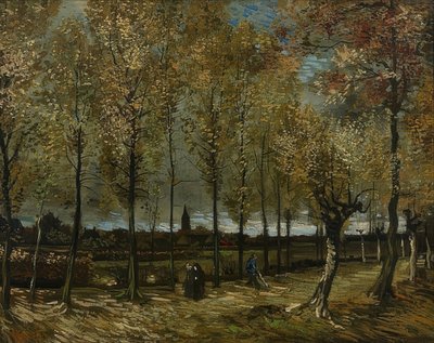 Nyárfák Nuenen közelében. 1885 alkotó: Vincent van Gogh