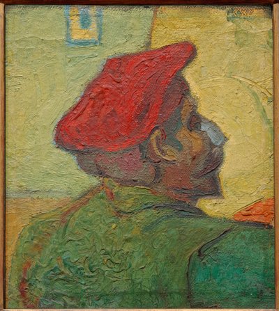 Paul Gauguin (piros sapkás férfi) alkotó: Vincent van Gogh