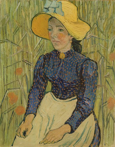 Parasztlány szalmakalapban, 1890 alkotó: Vincent van Gogh