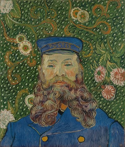 Joseph Roulin portréja. 1889 alkotó: Vincent van Gogh