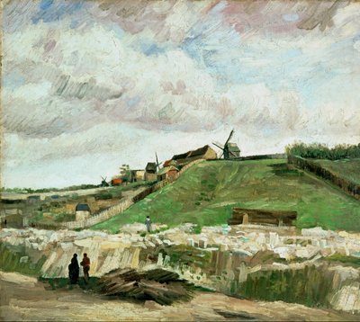 Quarry on Montmartre (festmény, vászon) alkotó: Vincent van Gogh