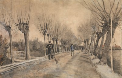 Road in Etten, 1881. alkotó: Vincent van Gogh