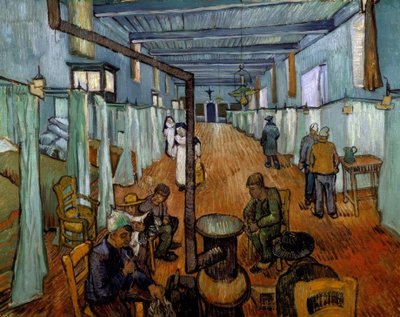 Kollégium az arles-i kórházban alkotó: Vincent van Gogh