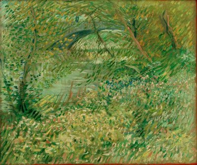 A Szajna partja tavasszal a Pont de Clichy-nél alkotó: Vincent van Gogh